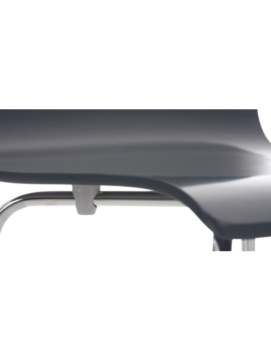 Juego de 4 sillas de visita Pepe, gris