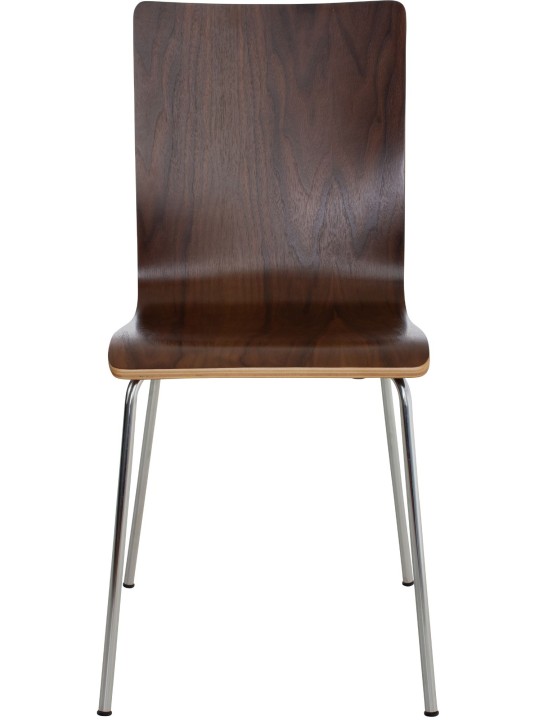 Juego de 2 sillas de visita Pepe, nogal Juego de 2 sillas de visita Pepe, nogal