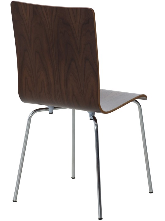 Juego de 2 sillas de visita Pepe, nogal Juego de 2 sillas de visita Pepe, nogal