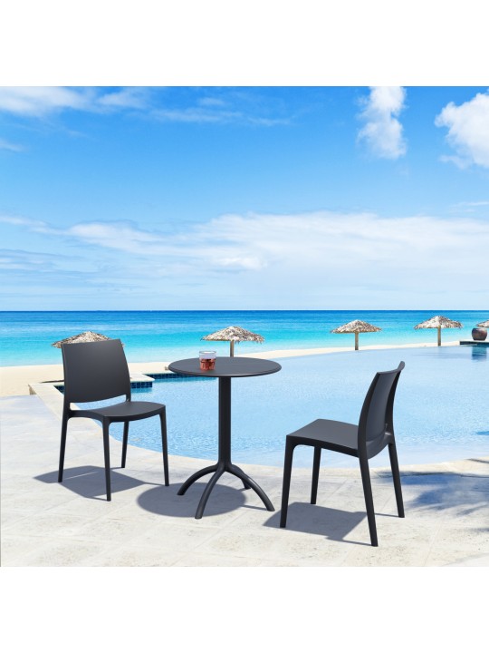 Conjunto de 2 sillas Maya, oliva Conjunto de 2 sillas Maya, oliva