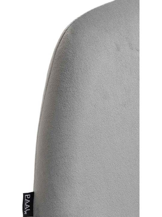 Taburete de bar Braga Terciopelo Dorado, gris