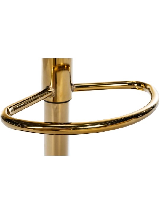 Taburete de bar Braga Terciopelo Dorado, negro Taburete de bar Braga Terciopelo Dorado, negro