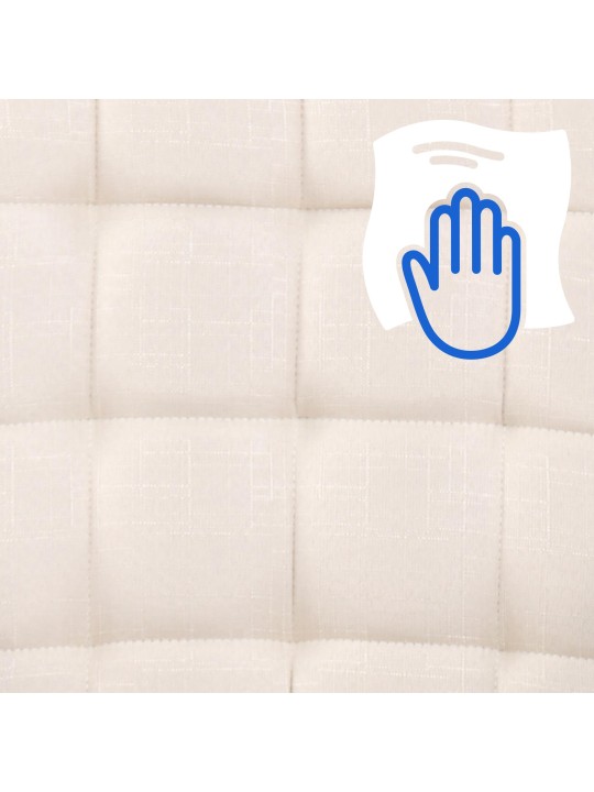 Silla de oficina Terni tela, crema Silla de oficina Terni tela, crema