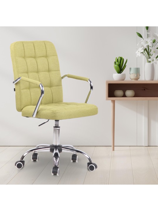 Silla de oficina Terni tela, verde