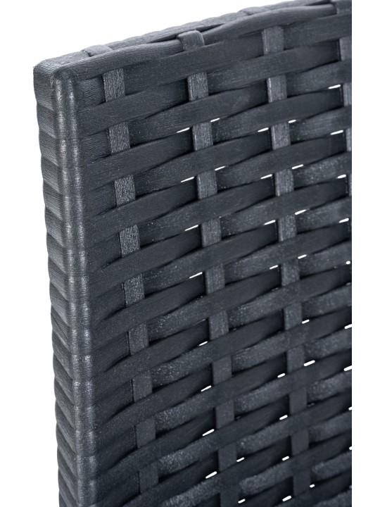 Juego de 4 taburetes de bar Jamaica, gris oscuro