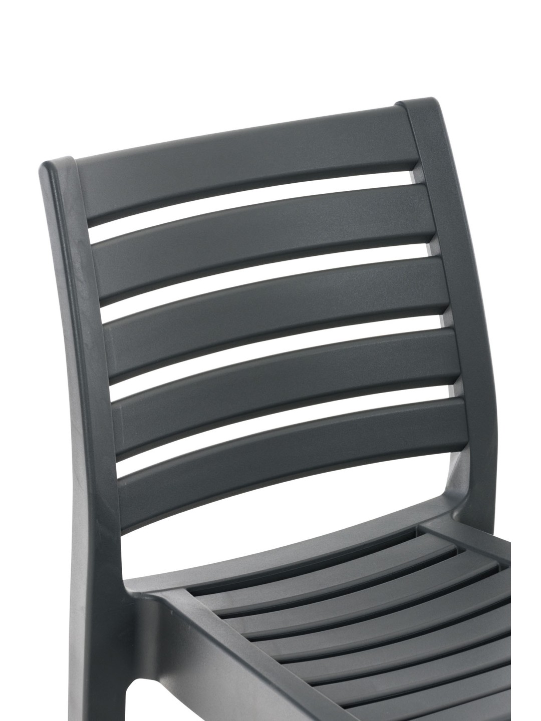 Conjunto de 4 taburetes de bar Ares, gris oscuro