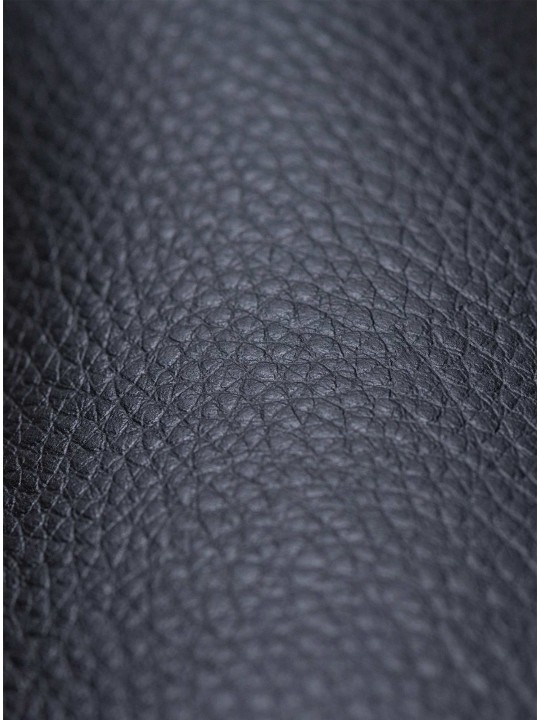 Taburete de bar Foley piel sintética roble, negro Taburete de bar Foley piel sintética roble, negro