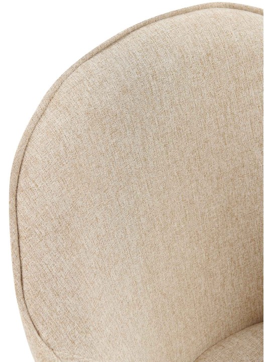 Silla de comedor tela Boise, taupe