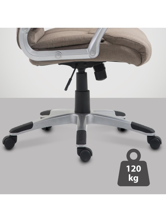 Silla de oficina Texas V2 tela, taupe Silla de oficina Texas V2 tela, taupe
