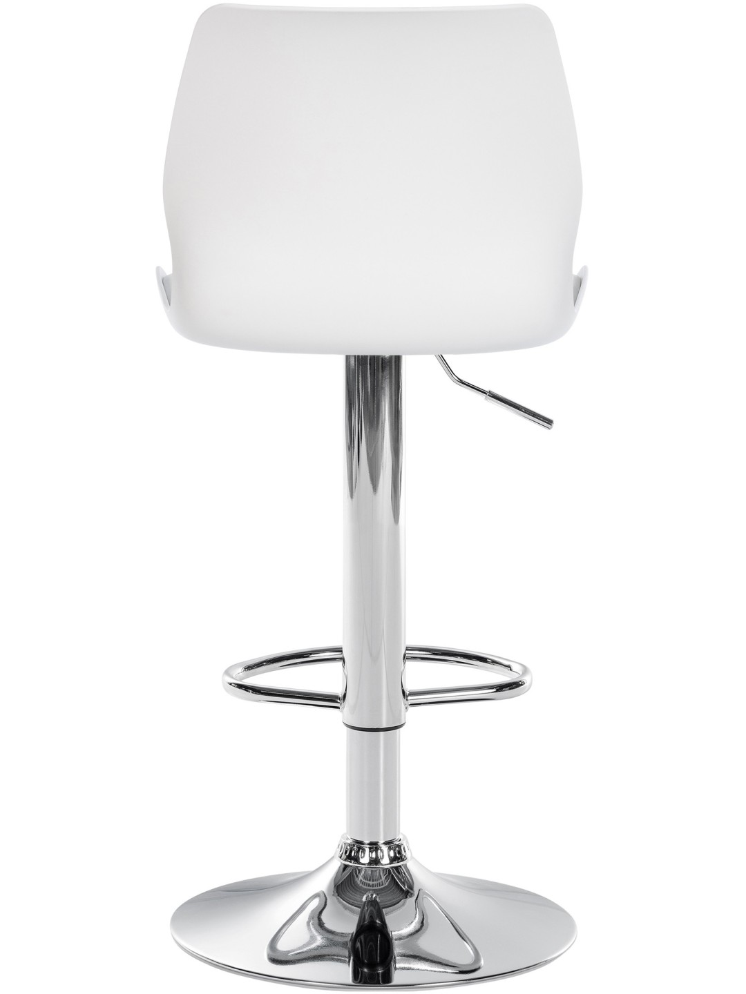 Taburete de bar Gilbert plástico, blanco