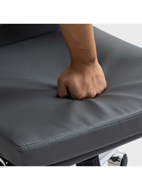 Silla de oficina Cleveland ecopiel, gris