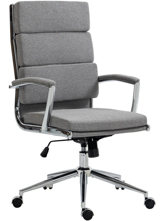 Silla de oficina Cleveland tela, gris