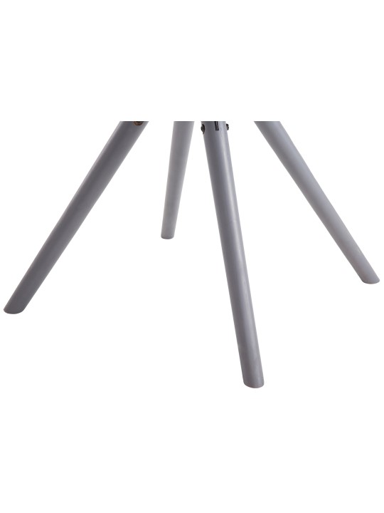 Silla de visita Laval redonda gris, blanco Silla de visita Laval redonda gris, blanco