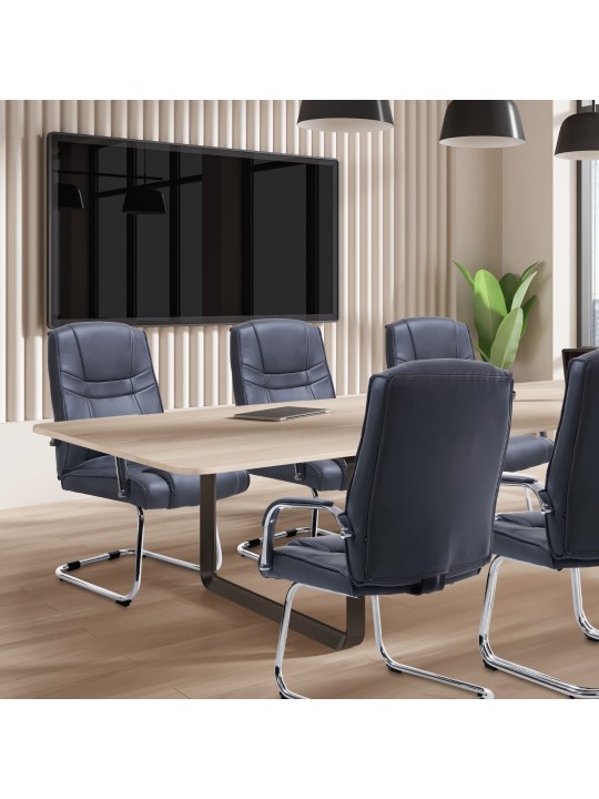 Silla de visita Atila, gris