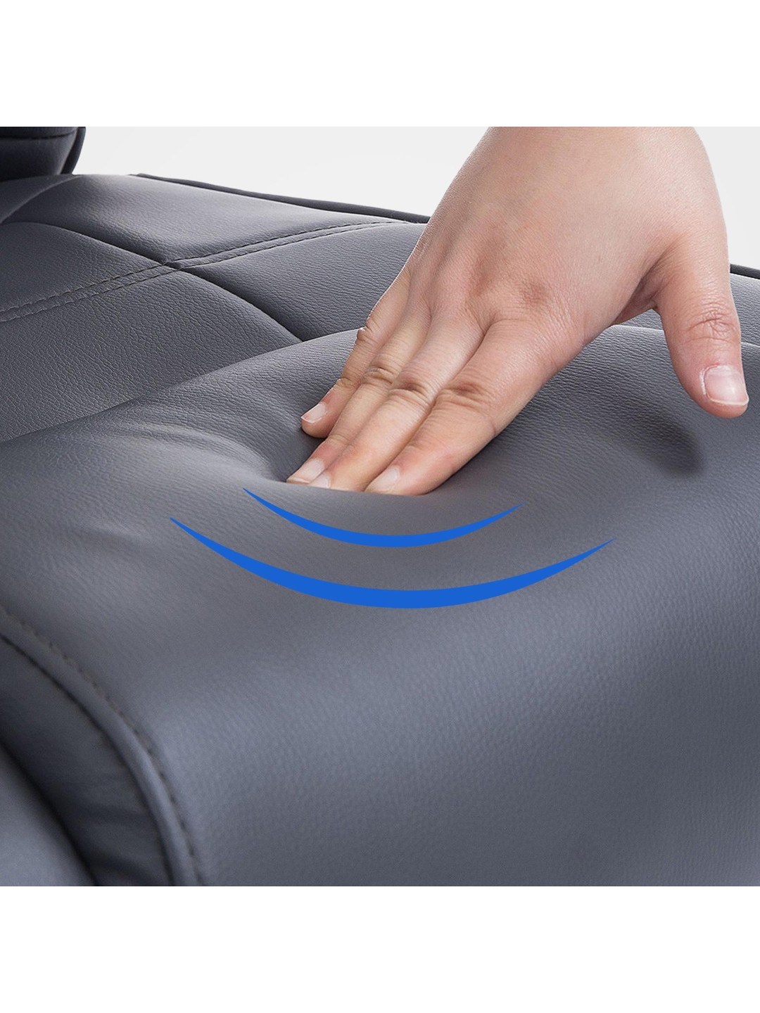 Silla de visita Atila, gris