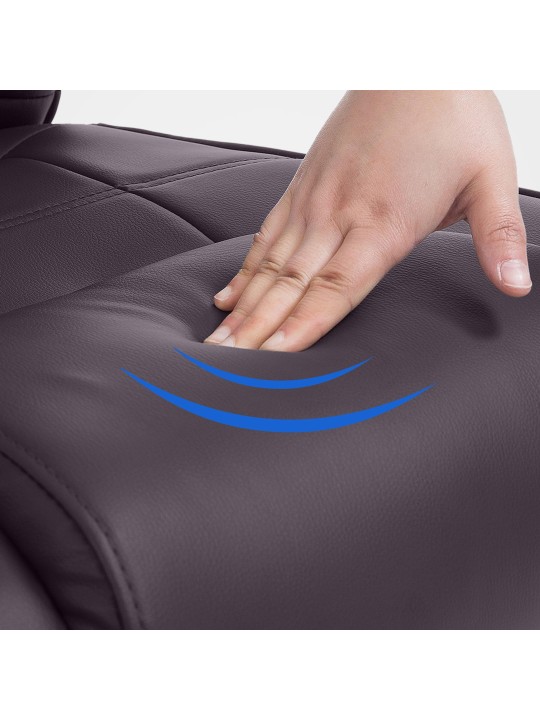 Silla de visita Atila, marrón