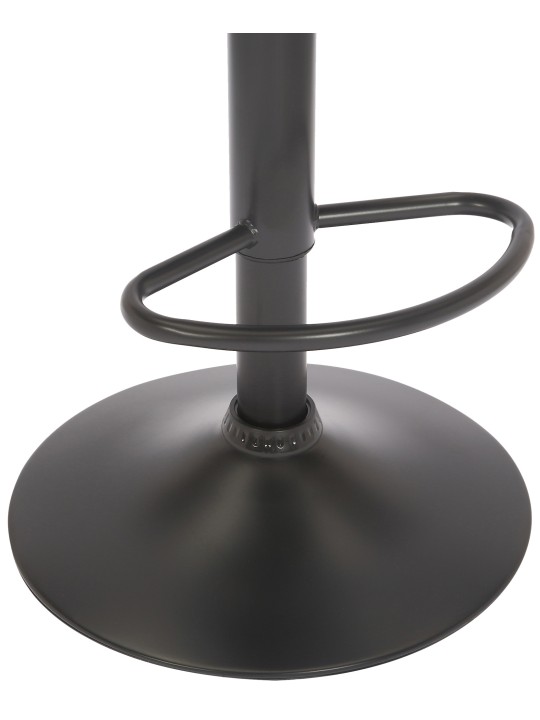 Juego de 2 taburetes de bar Jamie terciopelo, negro Juego de 2 taburetes de bar Jamie terciopelo, negro