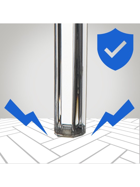 Taburete de bar Fox, transparente