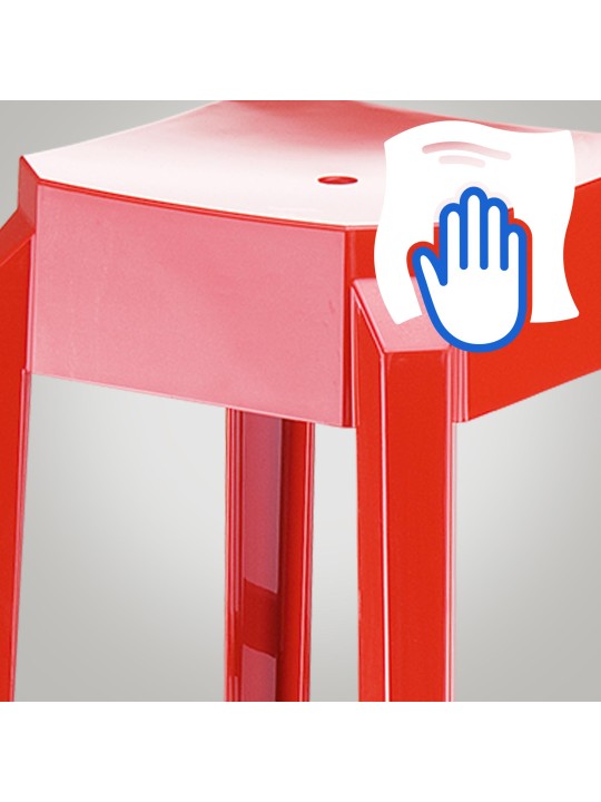 Taburete de bar Fox, rojo Taburete de bar Fox, rojo