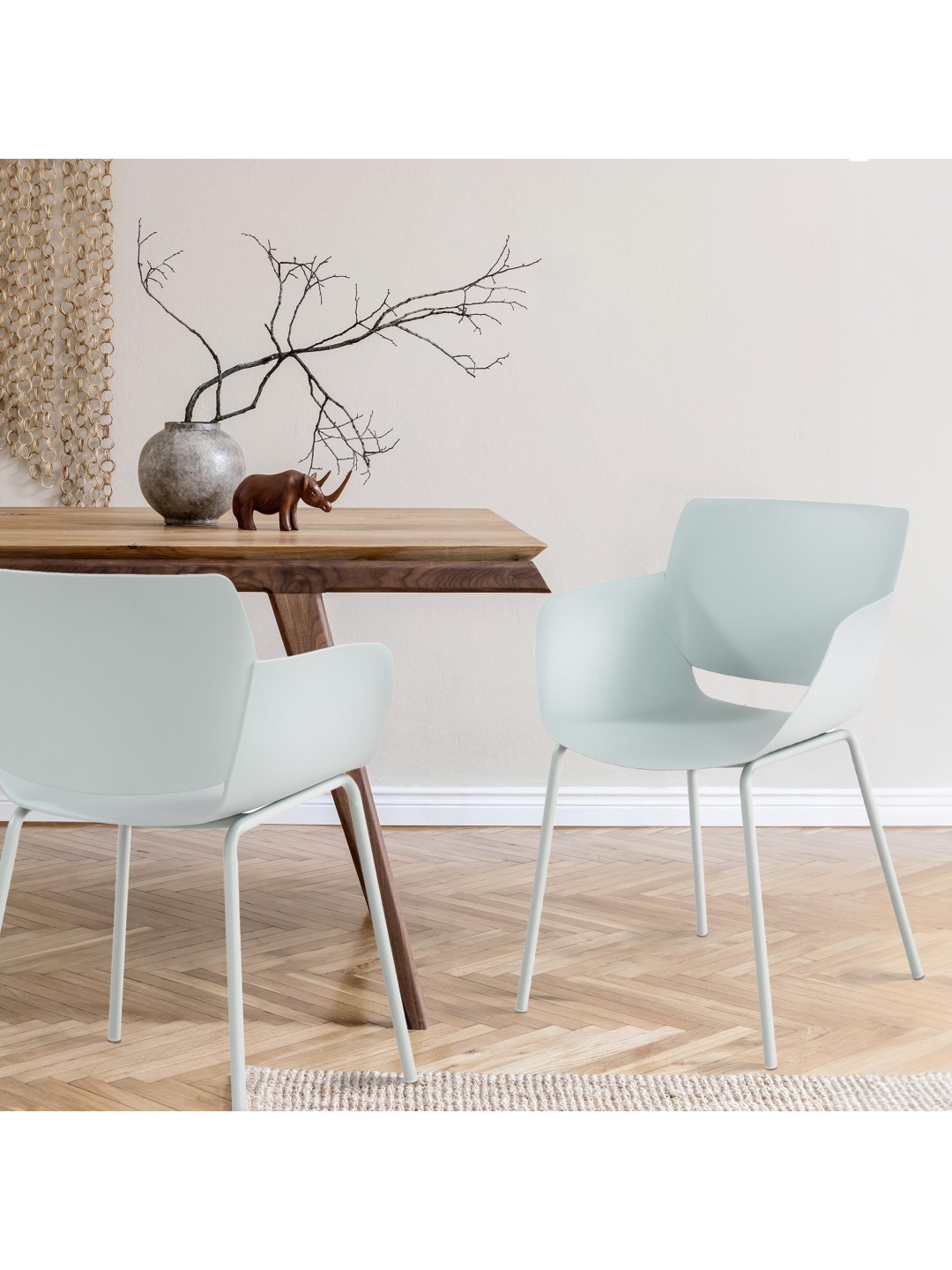 Silla Alpena, turquesa