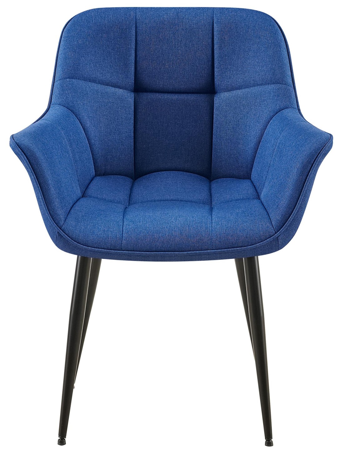 Silla de comedor tela Roseville, azul