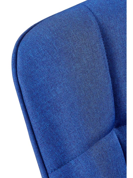 Silla de comedor tela Roseville, azul