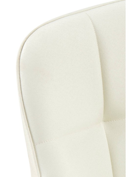 Silla de comedor tela Roseville, crema