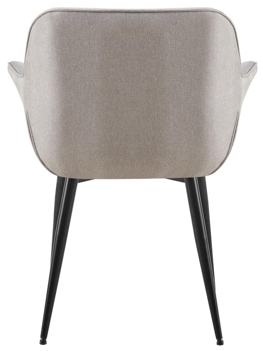 Silla de comedor tela Roseville, gris