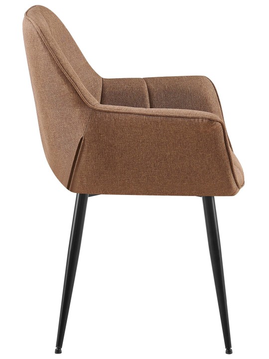 Silla de comedor tela Roseville, taupe