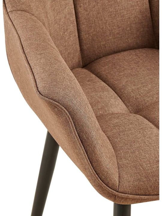 Silla de comedor tela Roseville, taupe