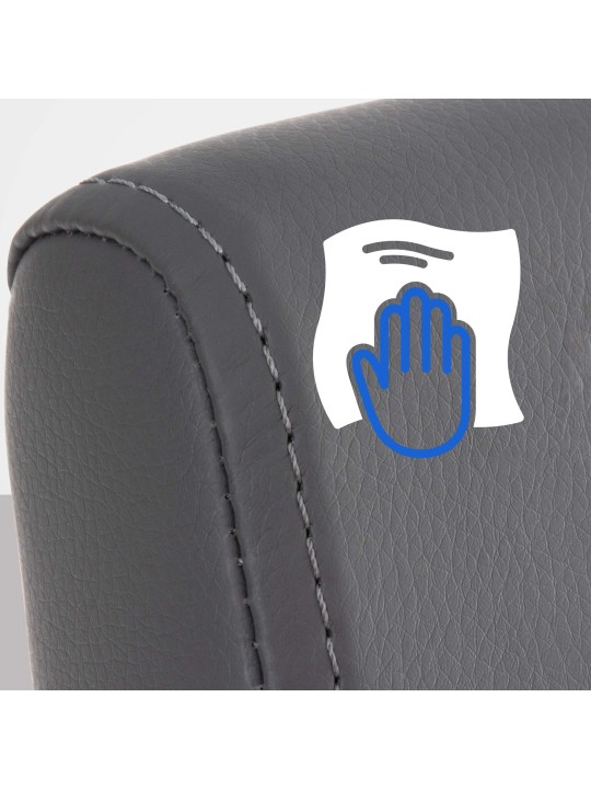 Silla de comedor Colmar, gris