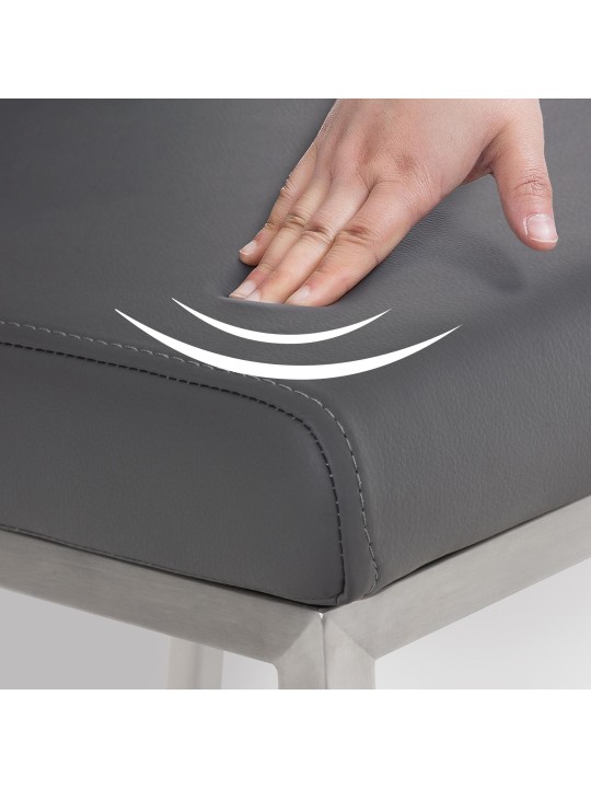 Silla de comedor Colmar, gris