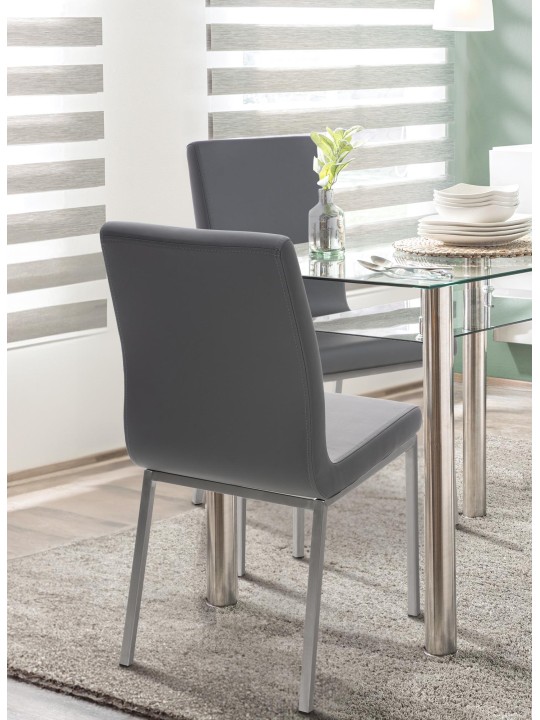 Silla de comedor Colmar, gris