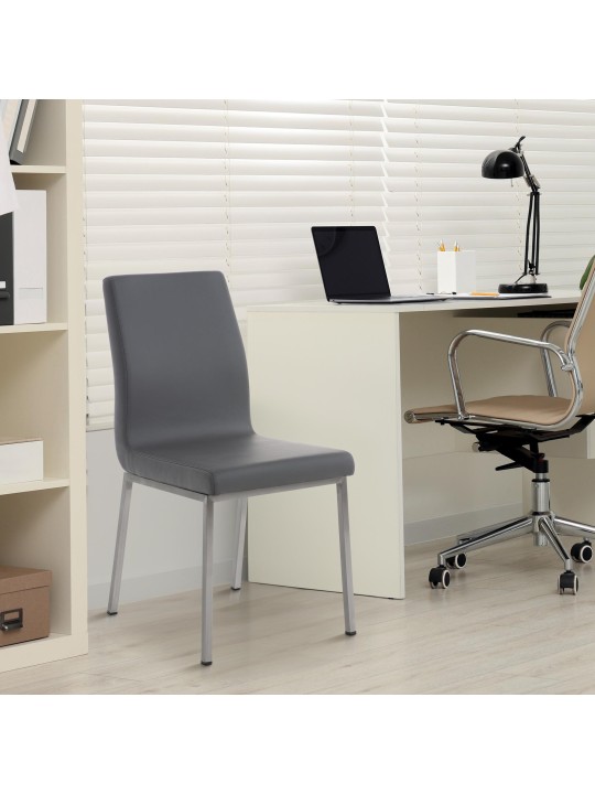 Silla de comedor Colmar, gris