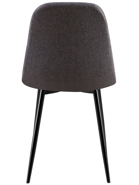 Silla Giverny tela, gris oscuro