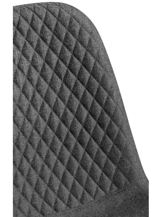 Silla Giverny tela, gris oscuro