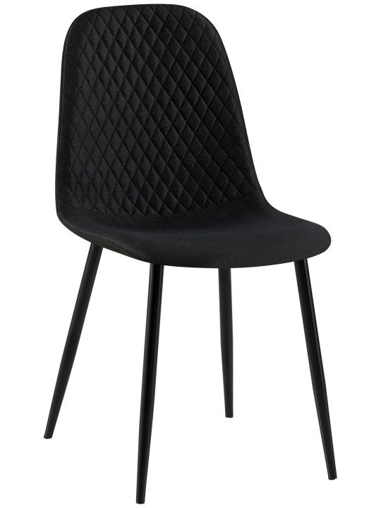 Silla Giverny tela, negro