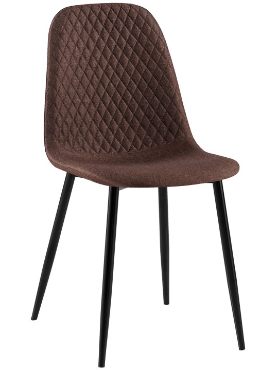 Silla Giverny tela, marrón