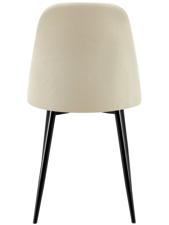 Silla Giverny tela, crema