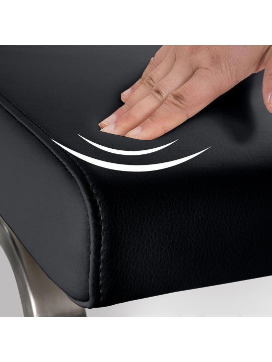 Silla de comedor Belfort, negro