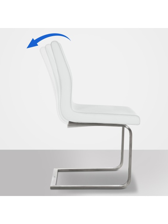 Silla de comedor Belfort, blanco Silla de comedor Belfort, blanco