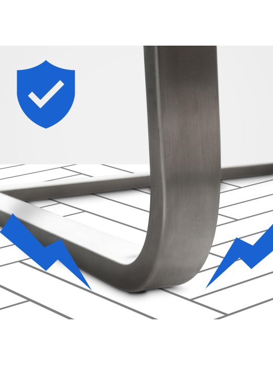 Silla de comedor Belfort, gris