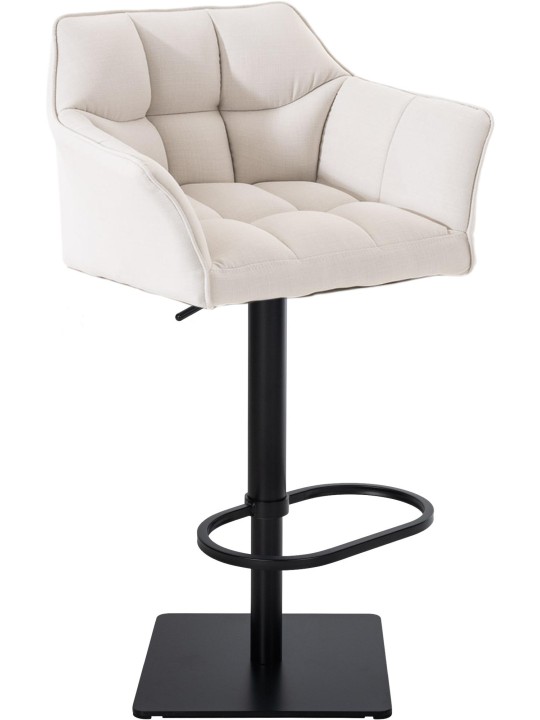 Taburete de bar Damaso B tela, blanco Taburete de bar Damaso B tela, blanco