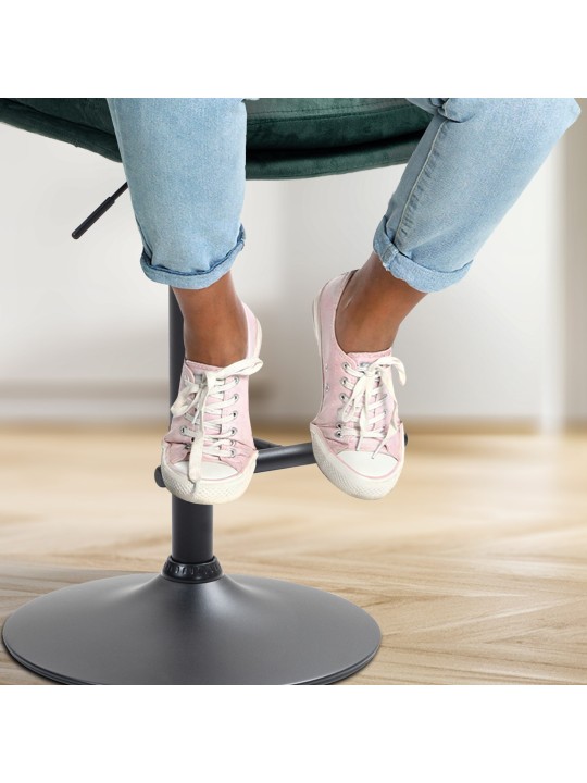 Taburete de bar Damar terciopelo, verde