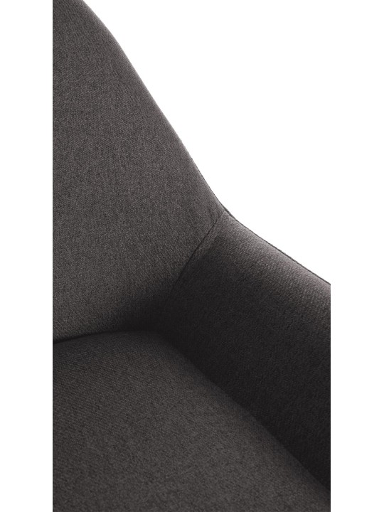 Taburete de bar Braga Tela dorada, gris oscuro Taburete de bar Braga Tela dorada, gris oscuro