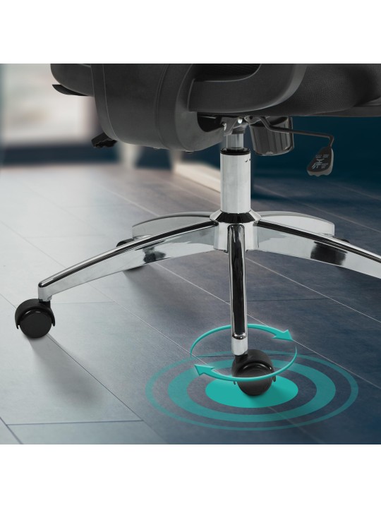 Silla de oficina Bryden, negro