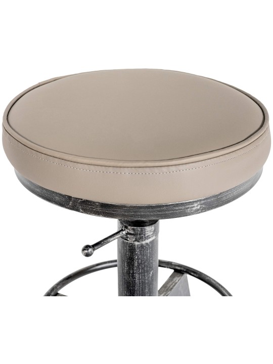 Taburete Destin, plata antigua Taburete Destin, plata antigua