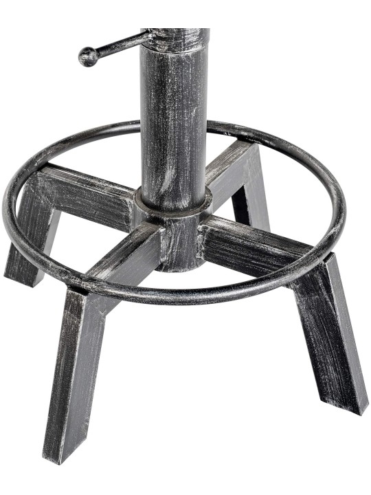 Taburete Destin, plata antigua Taburete Destin, plata antigua