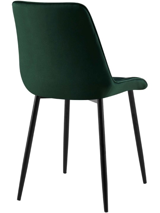 Silla de comedor de terciopelo Gifford, verde Silla de comedor de terciopelo Gifford, verde