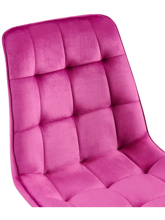 Silla de comedor de terciopelo Gifford, lila Silla de comedor de terciopelo Gifford, lila